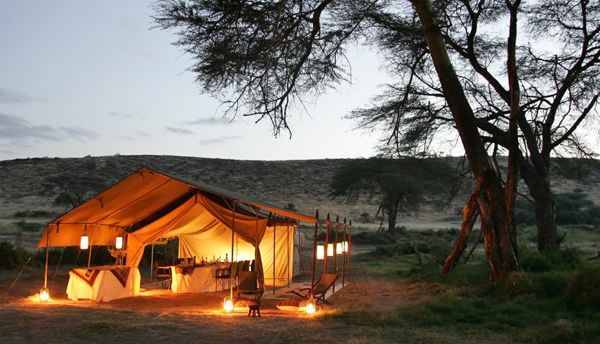 Camping in Kenya